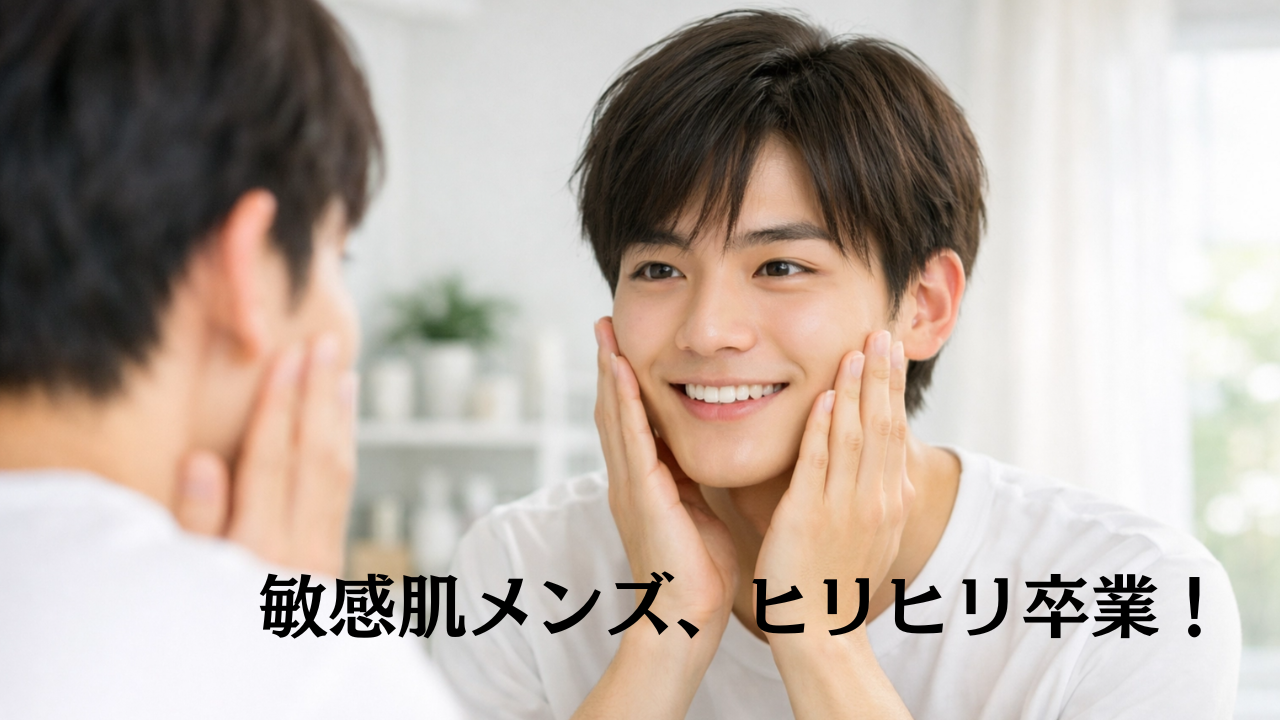 【2026年最新】敏感肌メンズが「ヒリヒリ」を卒業するためのスキンケア完全ガイド